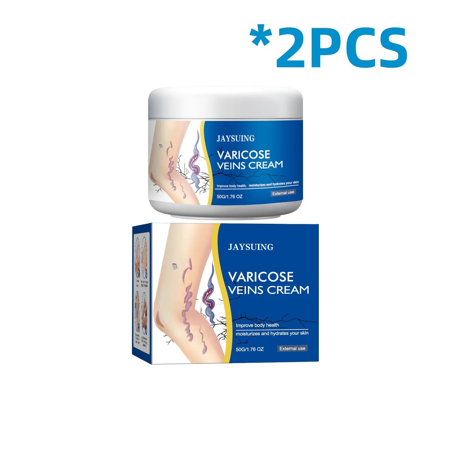 Jaysuing Veins Treatment Cream For Vasculitis Phlebitis Relief