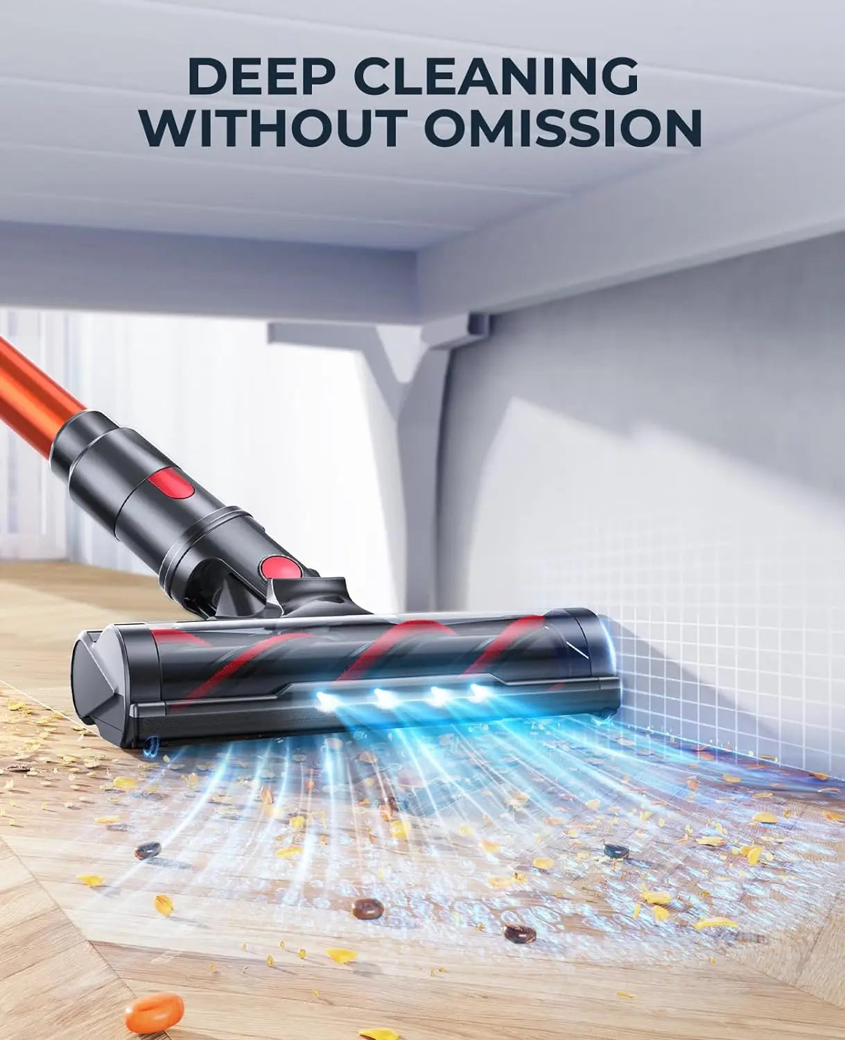 Laresar Elite 8 Cordless Vacuum With Touch Screen And Detachable Battery