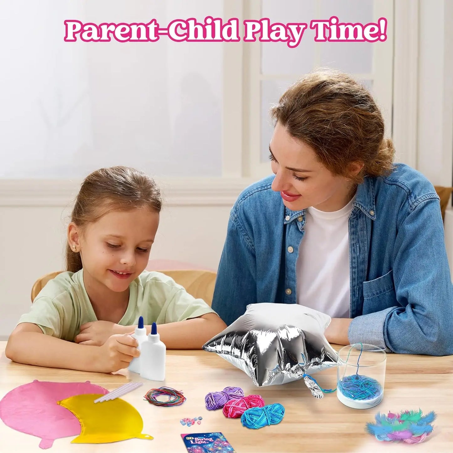 Joyfy 3D String Art Kit Light Up LED Bulbs