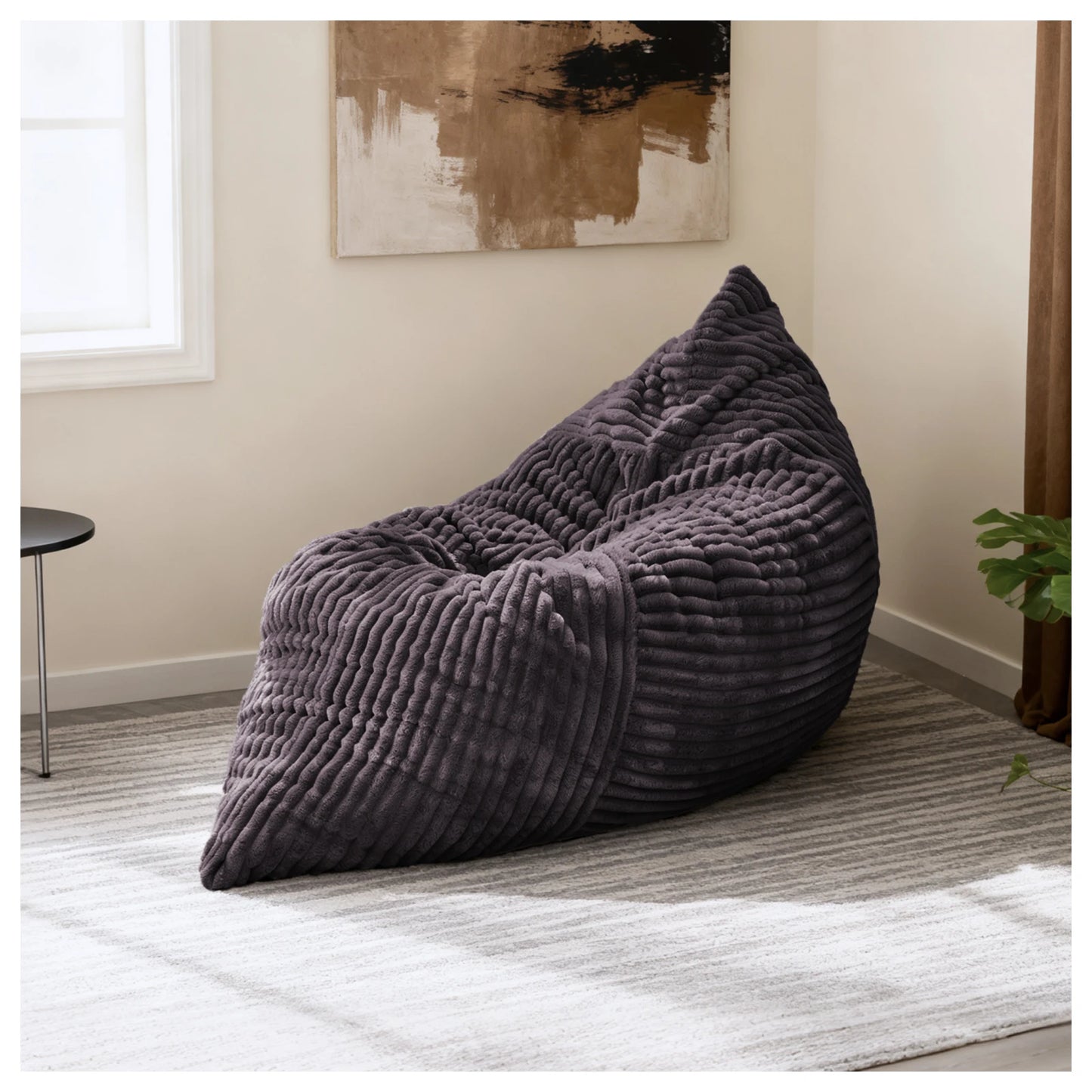 Convertible Bean Bag Chair Floor Cushion For Adults