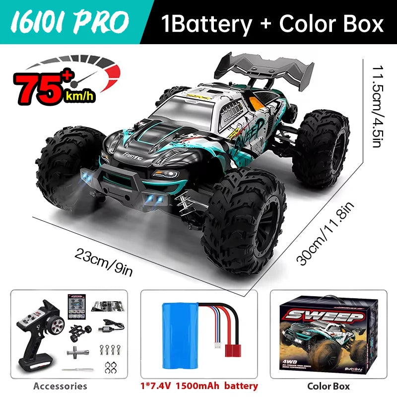WLtoys 16101 Pro High Speed 4WD Remote Control RC Car