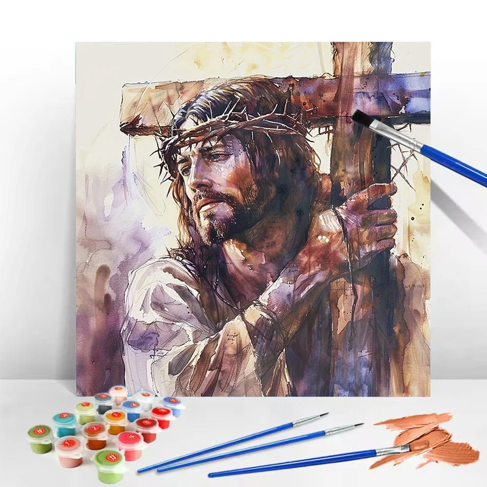 Religious Art Paint By Numbers Canvas Kit For Adults