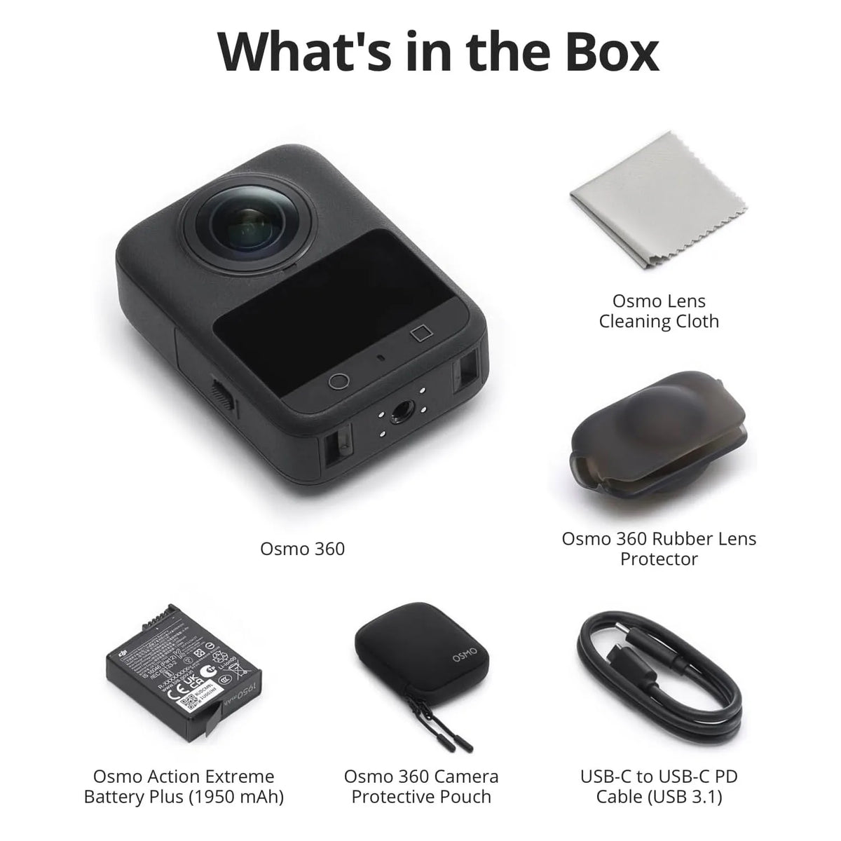 DJI Osmo 360 Camera Standard Combo With Native 8K Video