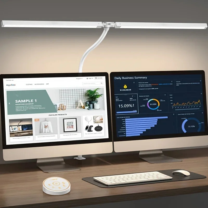 SZRSTH LED Desk Lamp Five-Color Stepless Dimmer For Home