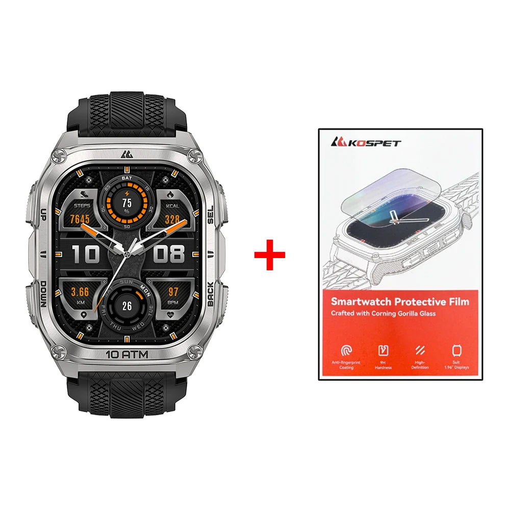 KOSPET Tank M4 Smartwatch GPS Offline Maps 10ATM Waterproof