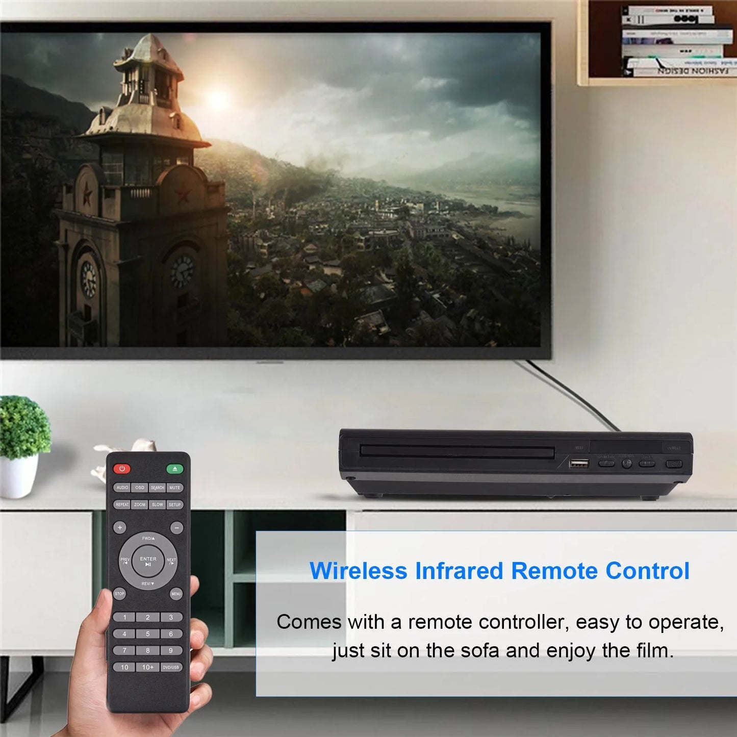 Arealer DVD 225 Home DVD Player With Remote Control