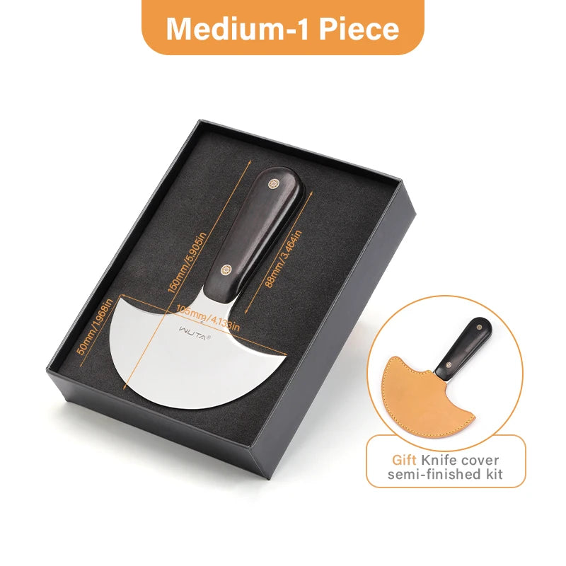 WUTA Professional Round Head Leather Skiving and Cutting Knife
