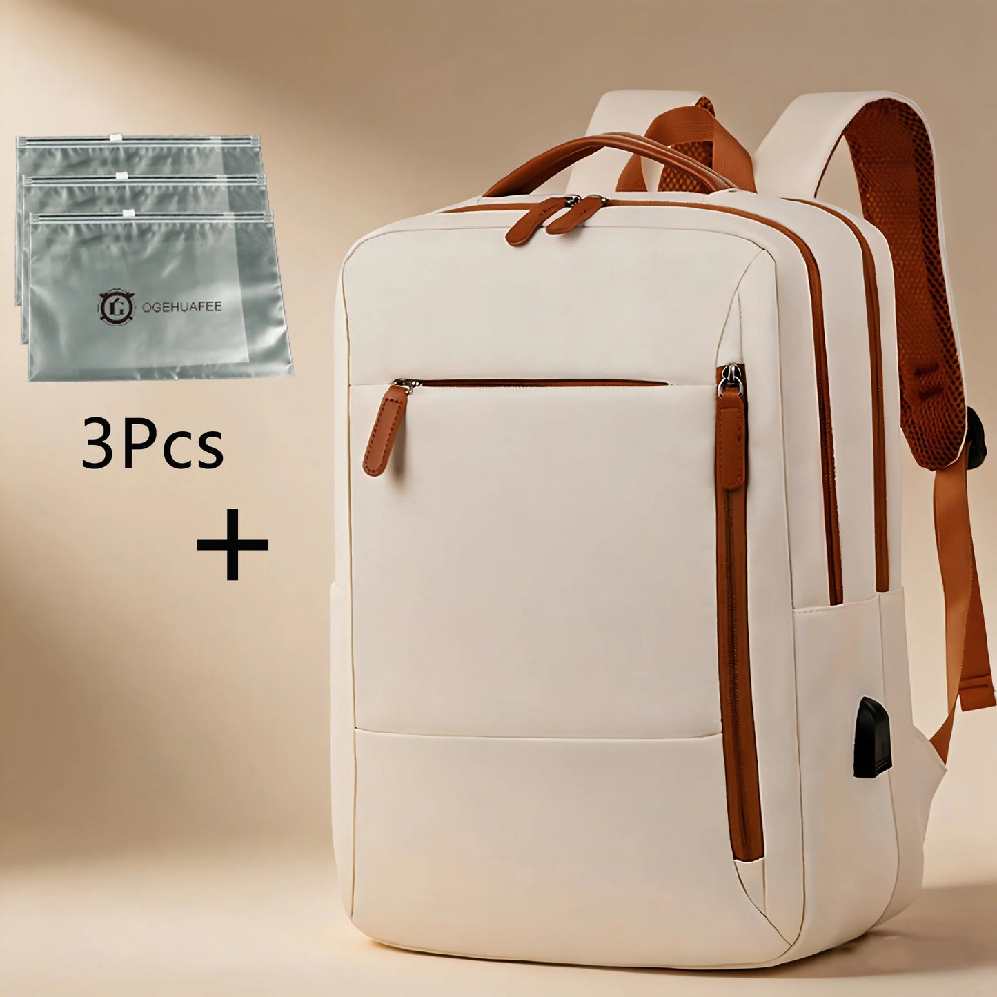 OGEHUAFEE Lightweight Multi Layer Commuter Computer Backpack