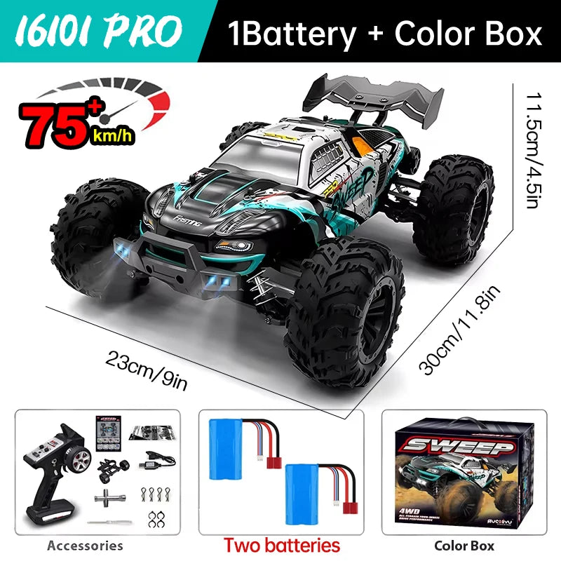 WLtoys 4WD High Speed Remote Control RC Drift Monster Truck