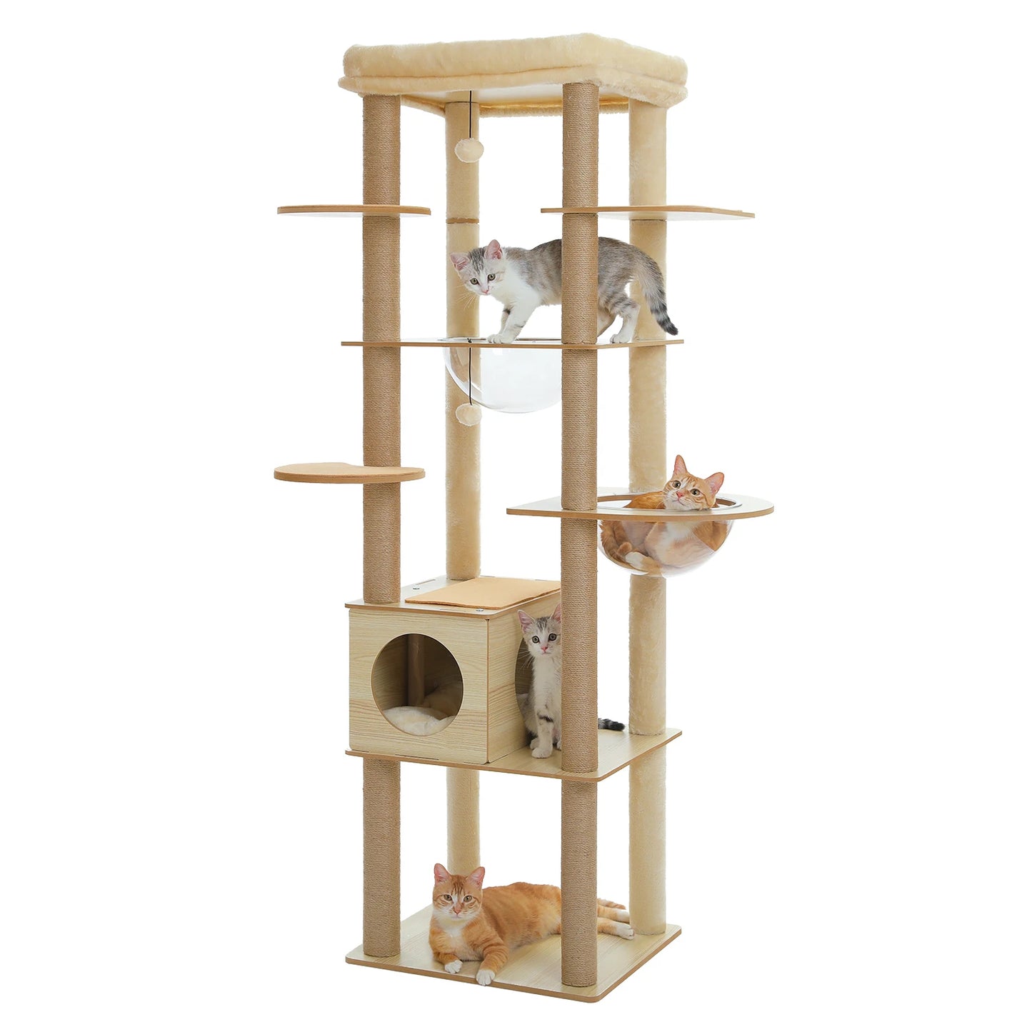 PAWZ Ro Multi Level Cat Tree Indoor Tower Scratching Posts