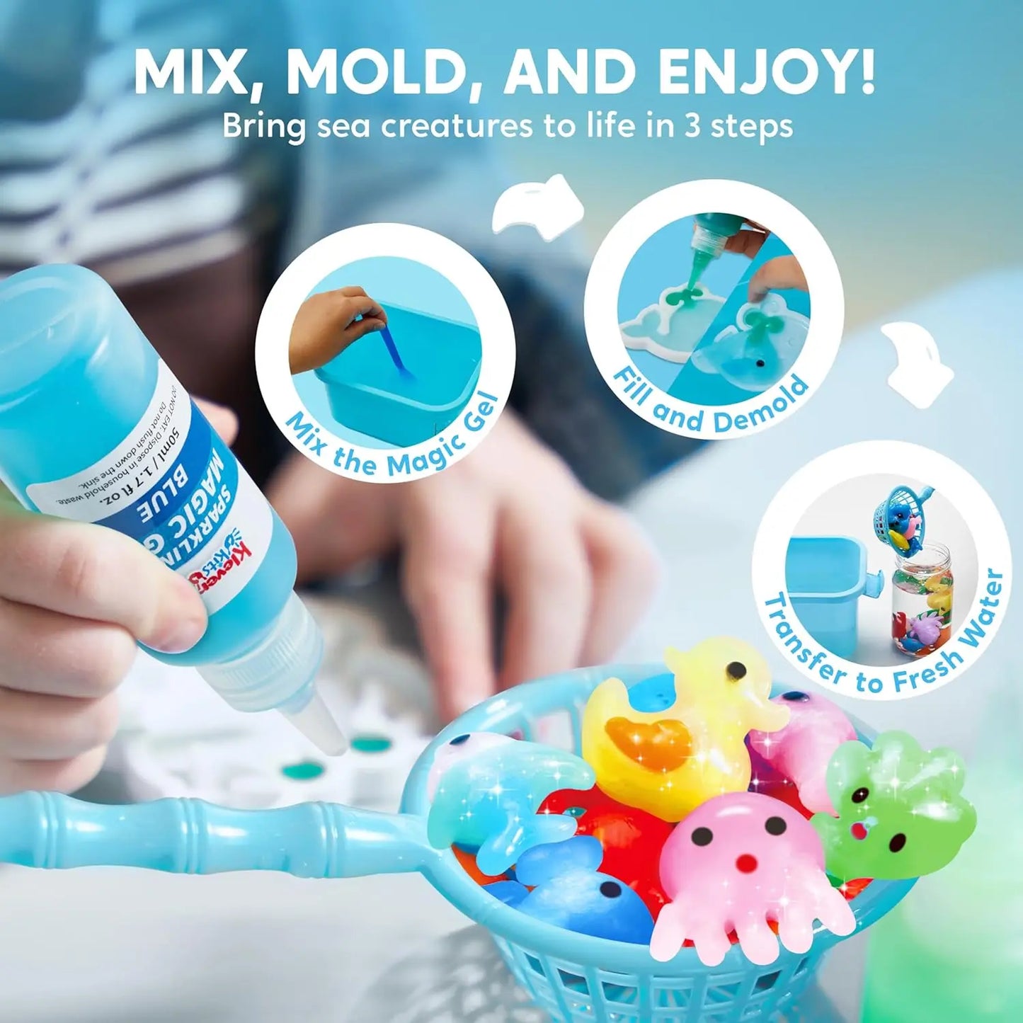 Joyfy Water Gel Kit Fairy Toy Set With Preserving Bottle