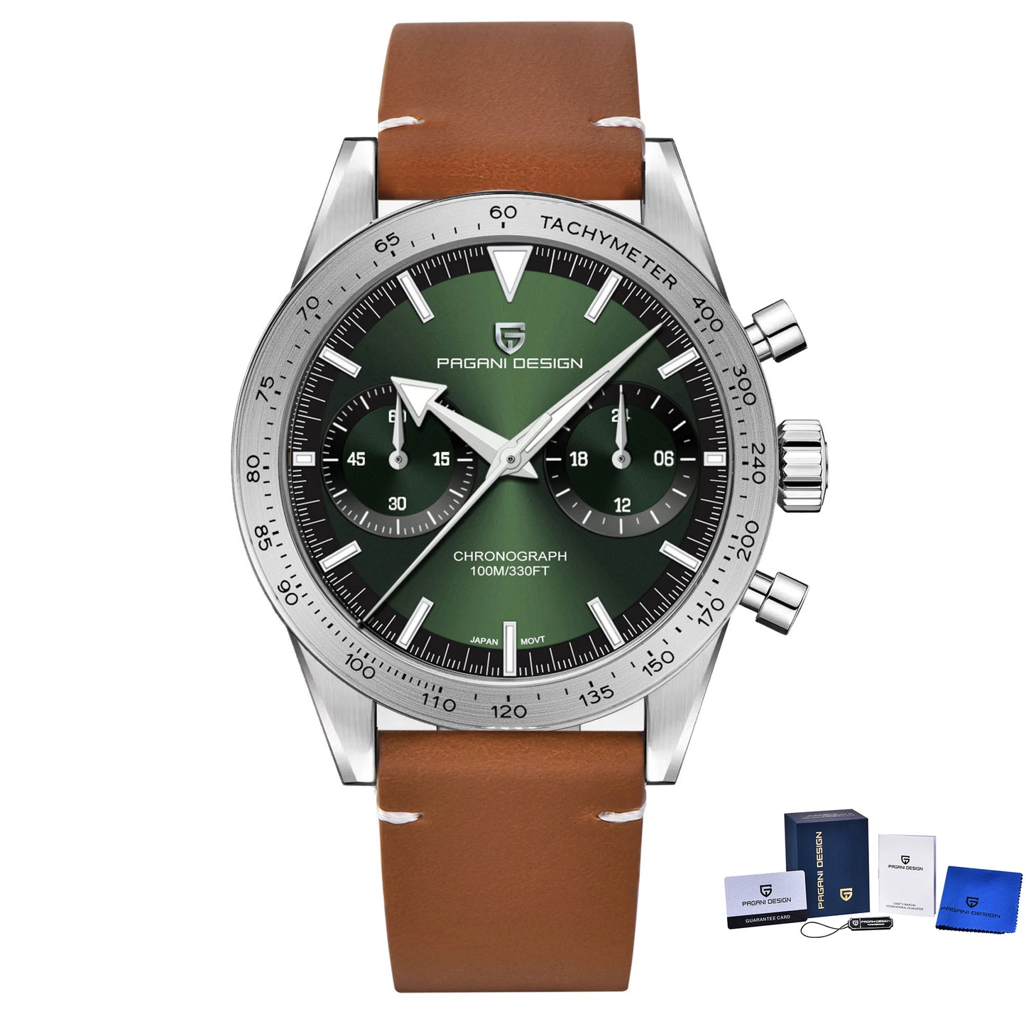 PAGANI DESIGN Retro Pilot Quartz Watch Men 2025 New Stainless steel Sport Chronograph Waterproof Wrist watches For Men Gift Box