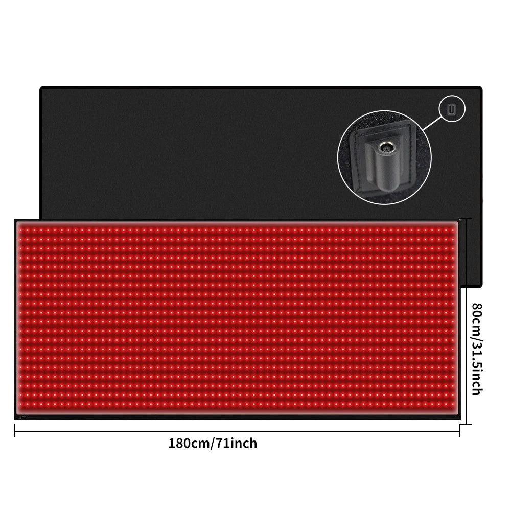 Electronic Full Body Red Light Therapy Mat For Pain Relief