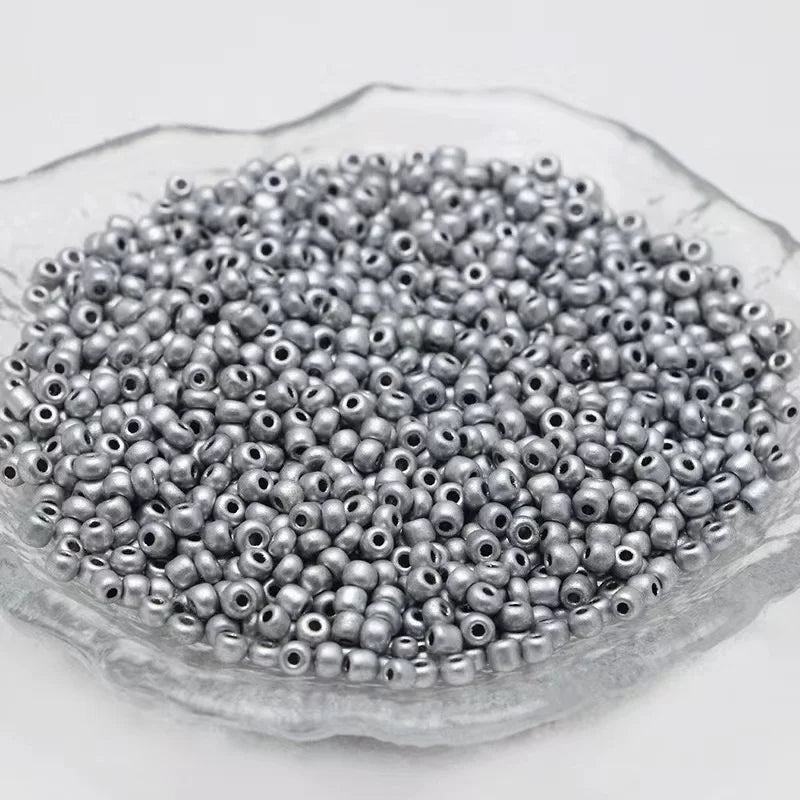 CN Glass Seed Beads 2400pcs 3mm Mixed Beads Jewelry Making DIY Craft Kit For Projects