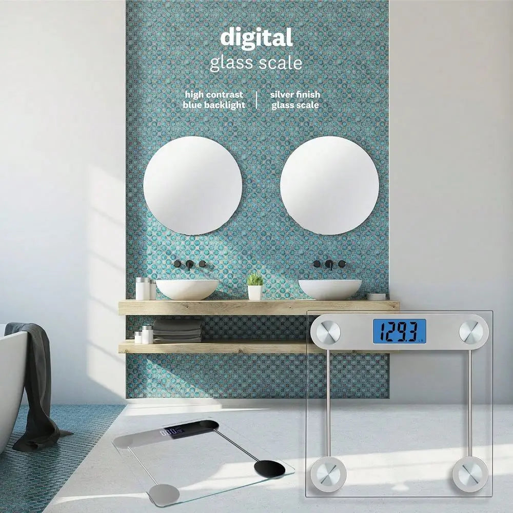 Smart Body Fat Scale With LED Display And Glass Platform