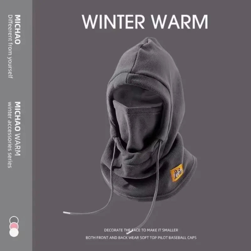 Winter Windproof 3-In-1 Balaclava Hat With Mask And Neck Warmer