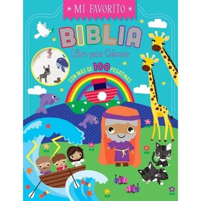 Spanish Childrens Bible Coloring And Activity Book Paperback