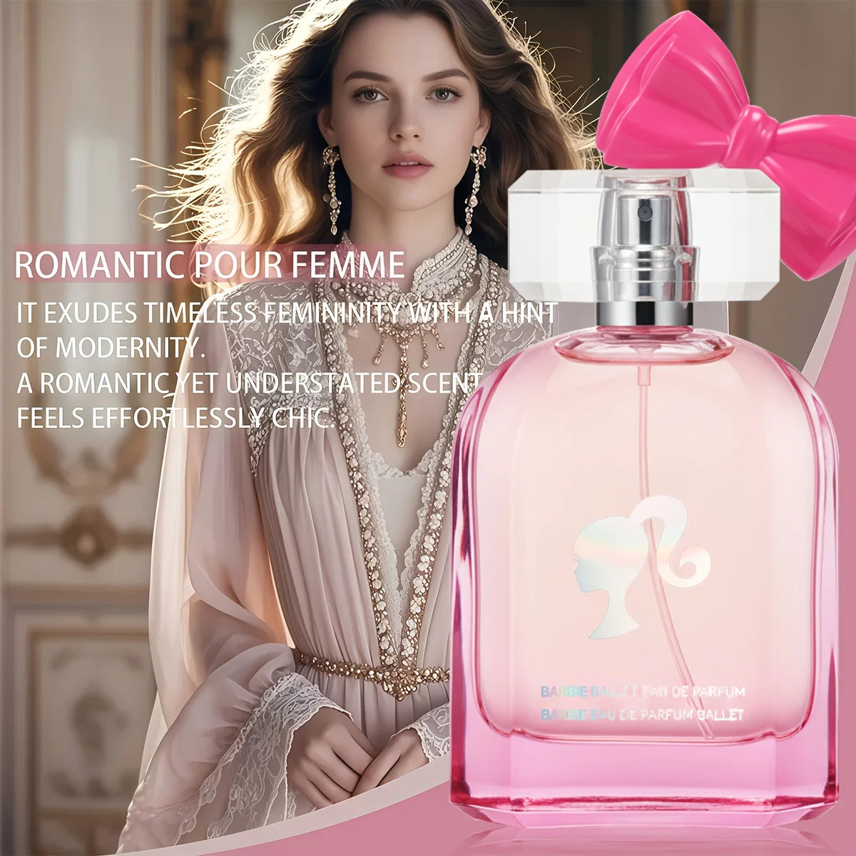 MINISO Barbie Perfume And Barbie Massage Comb Set Gift