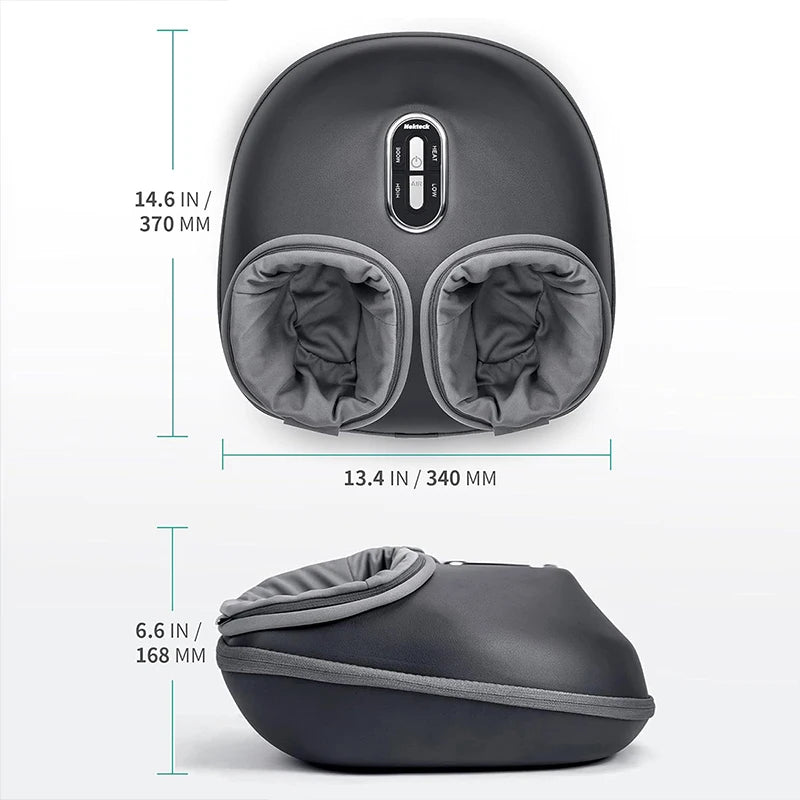 Nekteck Foot Massager - Heating Therapy With Air Compression Shiatsu Kneading For Deep Muscle Relaxation