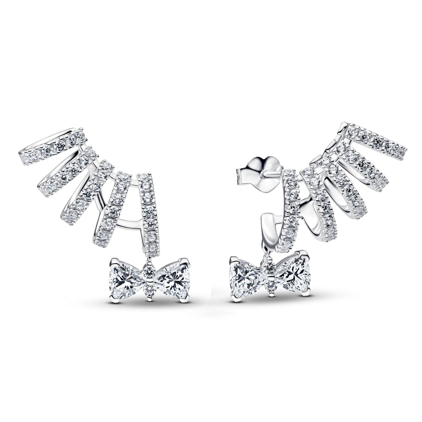 925 Sterling Silver Charms Pendant Bow Bead For Jewelry Making