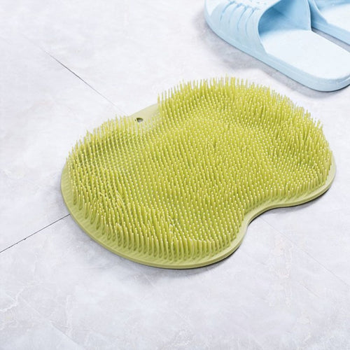 Load image into Gallery viewer, Bath Mat Back Massage Silicone Brush
