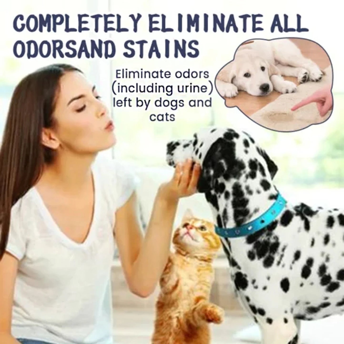 YEGBONG Dog Deodorant Spray Odor Control Nonirritating Mist