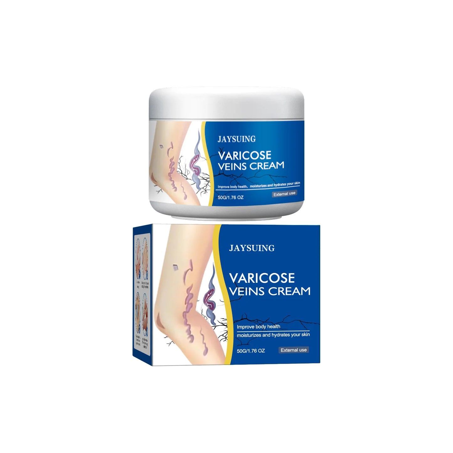 Jaysuing Veins Treatment Cream For Vasculitis Phlebitis Relief