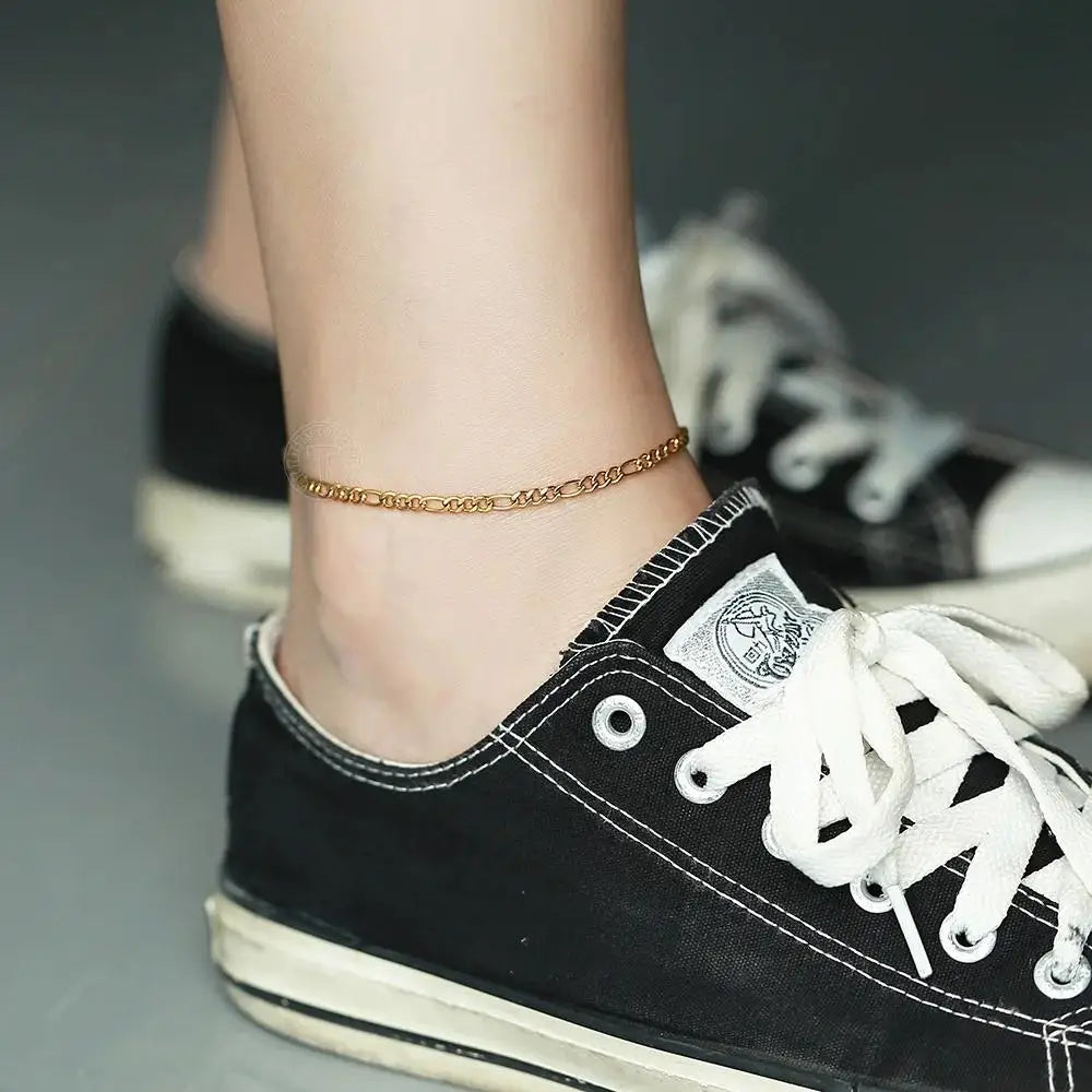 Hermah Stainless Steel Unisex Anklet Jewelry Gift Everyday