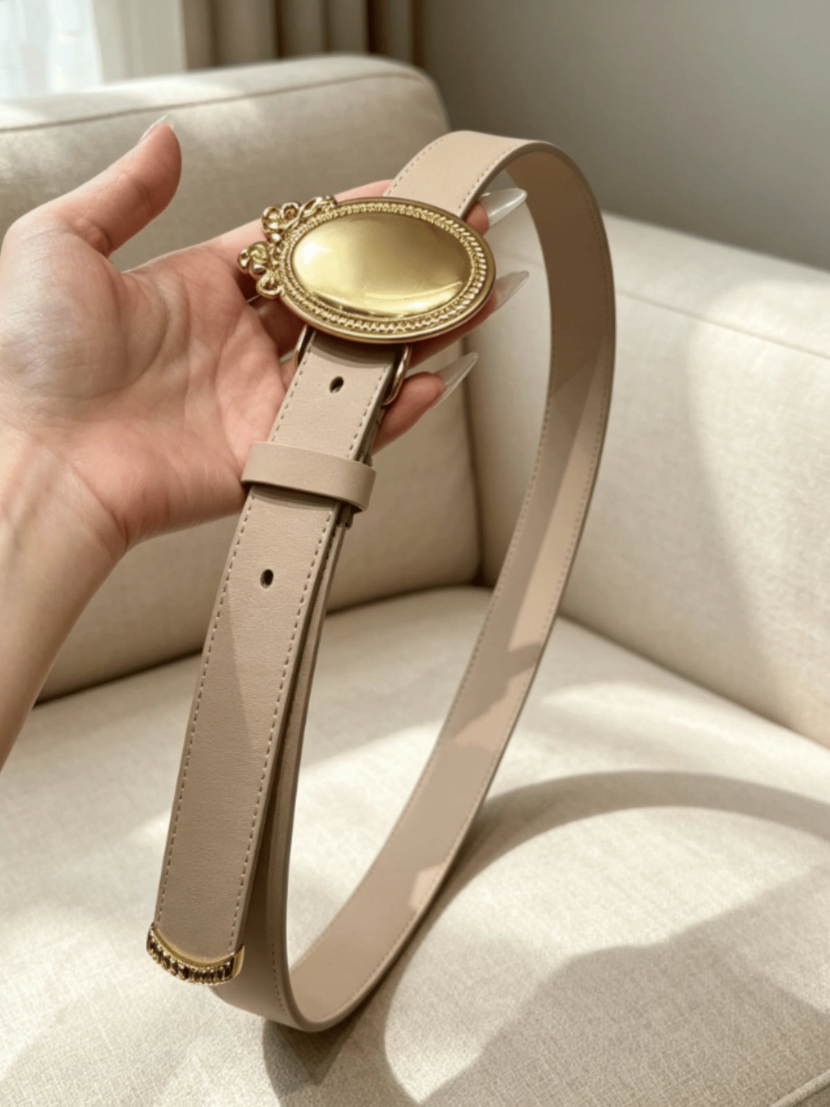Women's Genuine Cowhide Leather Belt Retro Classic Fashion Accessory