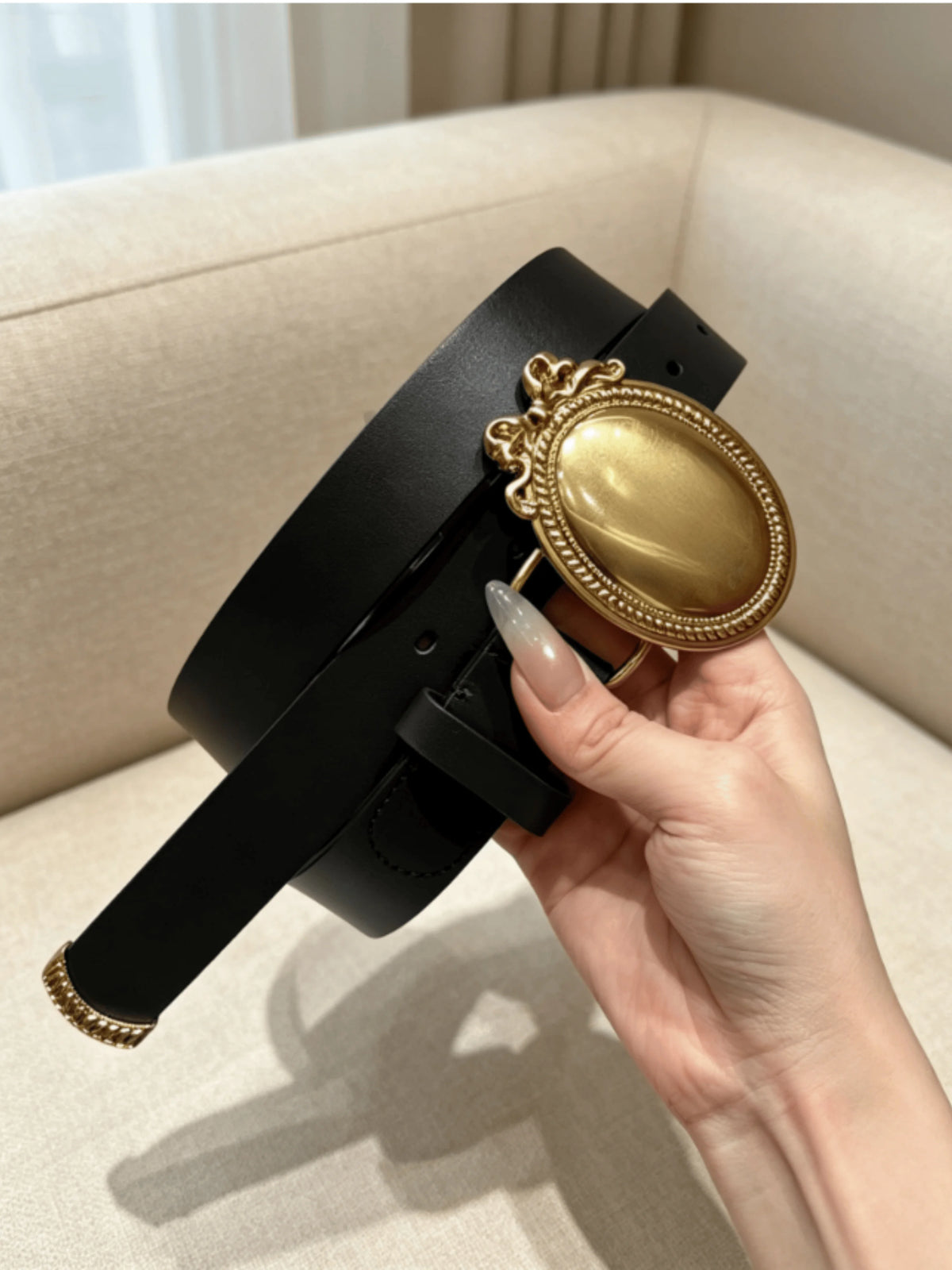 Women's Genuine Cowhide Leather Belt Retro Classic Fashion Accessory