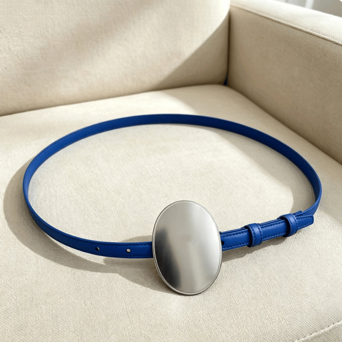 Womens Genuine Leather Belt Slim Durable Everyday Fashion Accessory