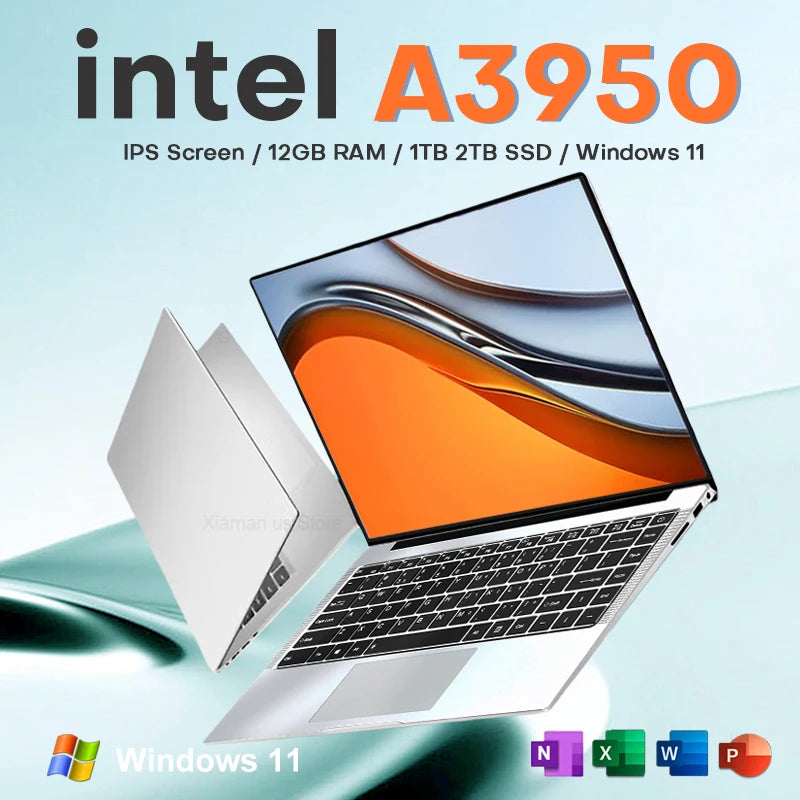 Xia Man Intel Atom E3950 Laptop 512GB SSD Windows 11