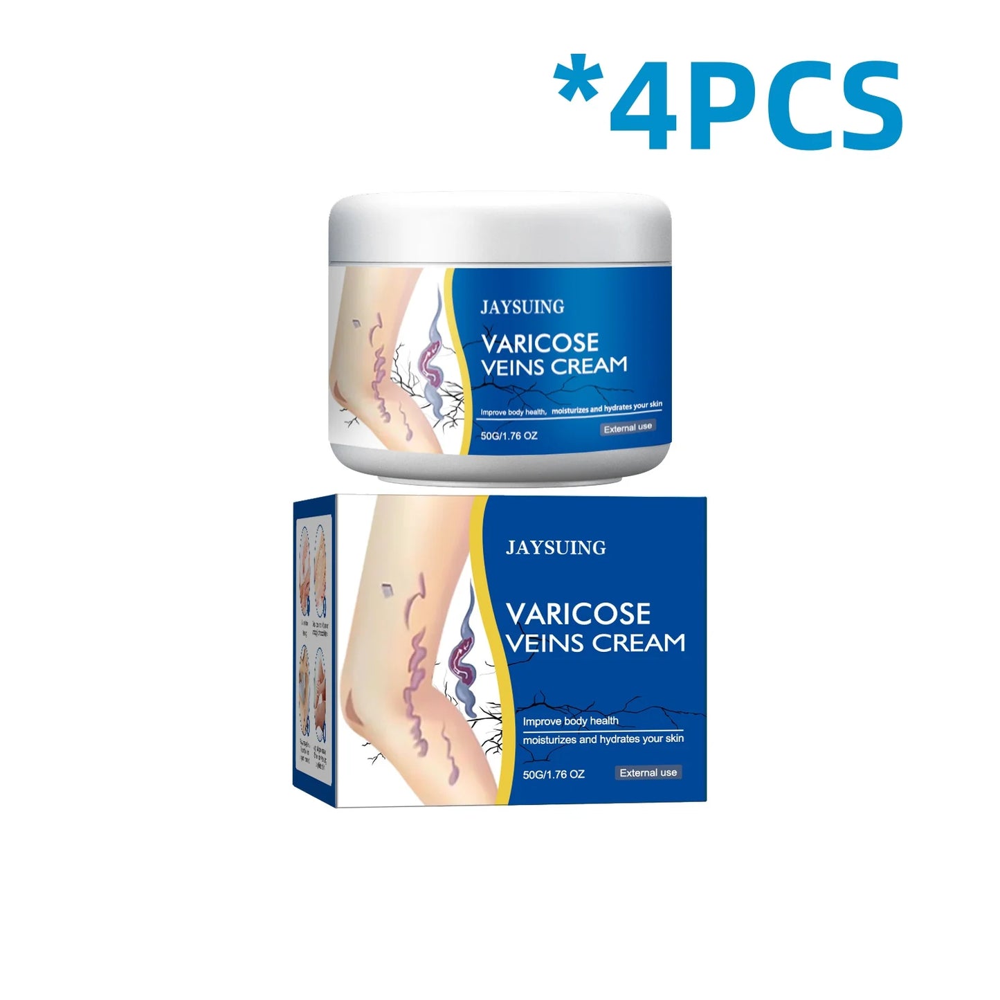 Jaysuing Veins Treatment Cream For Vasculitis Phlebitis Relief