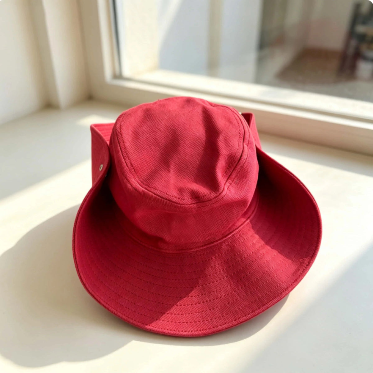 Unisex Embroidered Bucket Hat Soft Comfortable Casual Style