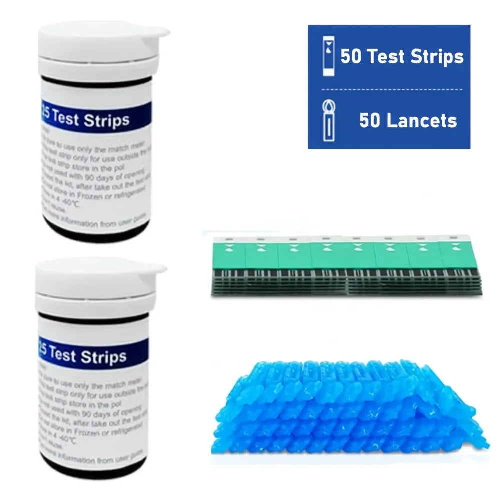 VivaGuard Blood Glucose Monitor Kit With Test Strips And Lancets