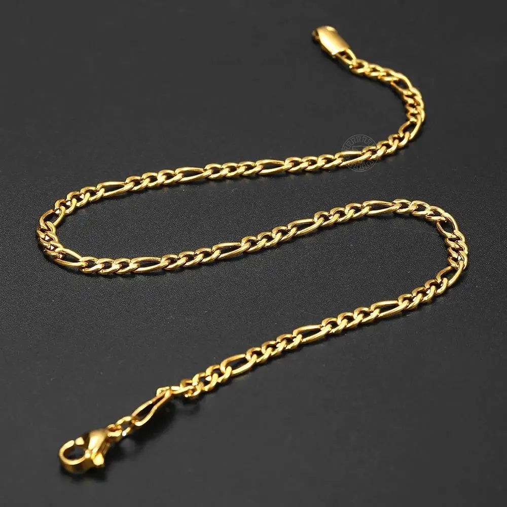 Hermah Stainless Steel Unisex Anklet Jewelry Gift Everyday