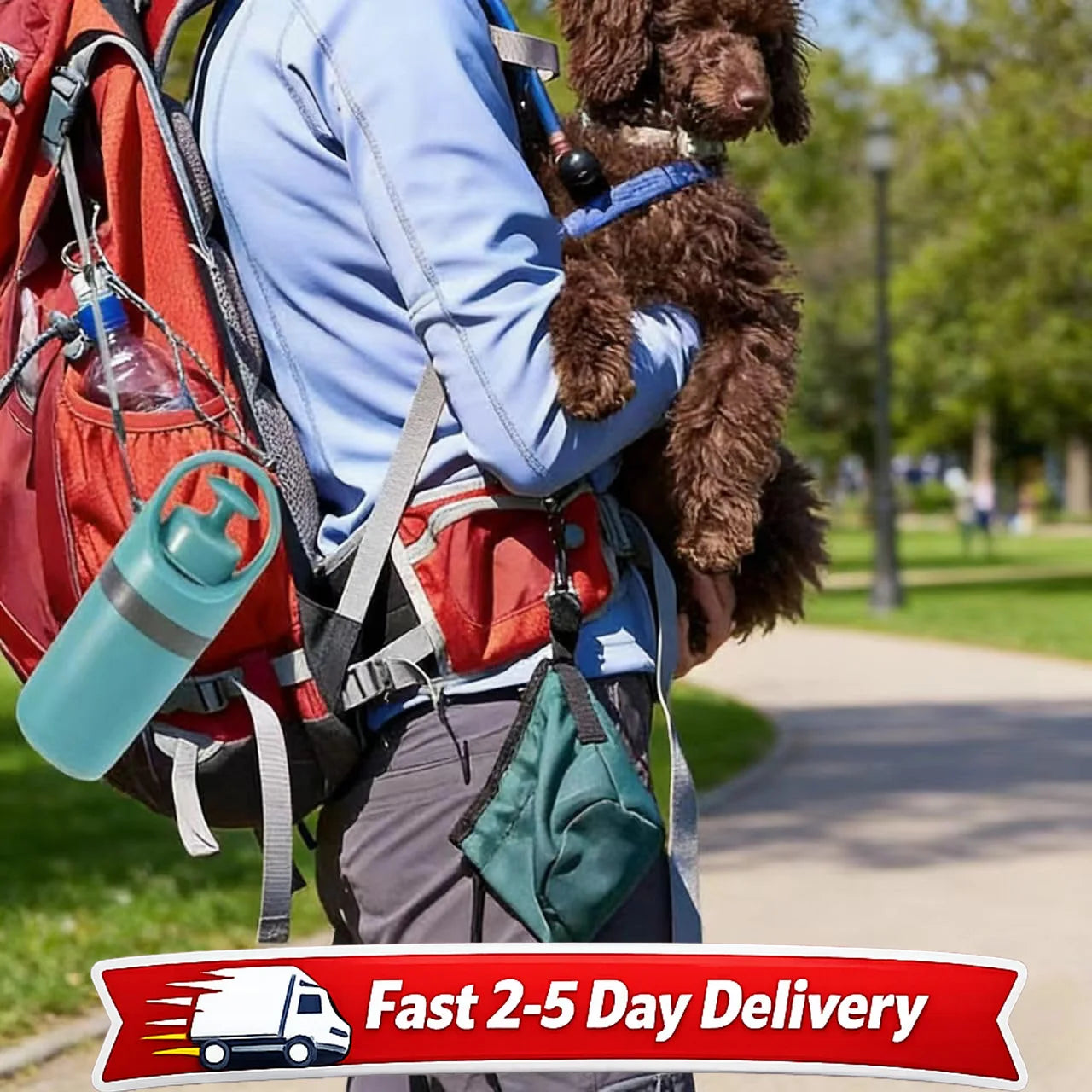 Portable Dog Pooper Scooper No Touch Claw With Waste Bag Holder