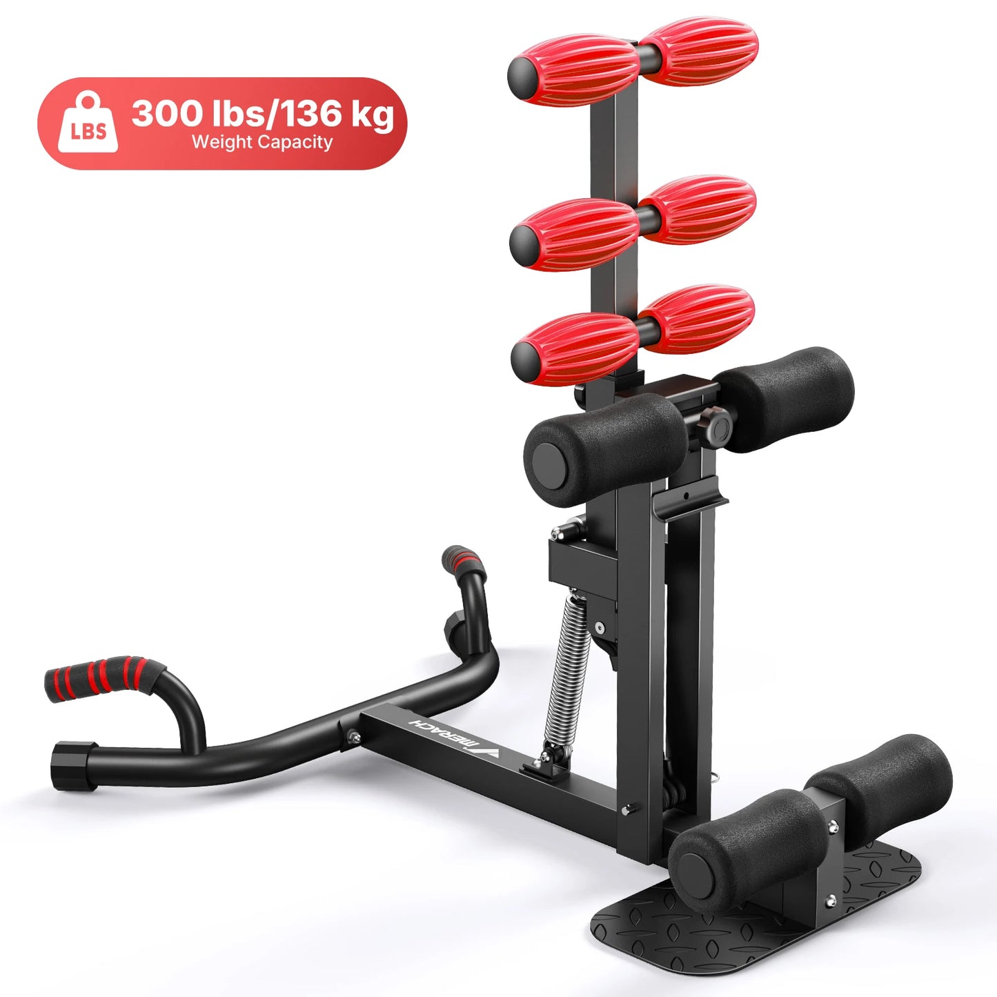 MERACH Deep Squat Machine Adjustable Glutes Trainer - Multifunctional Leg Hip Core Workout Machine