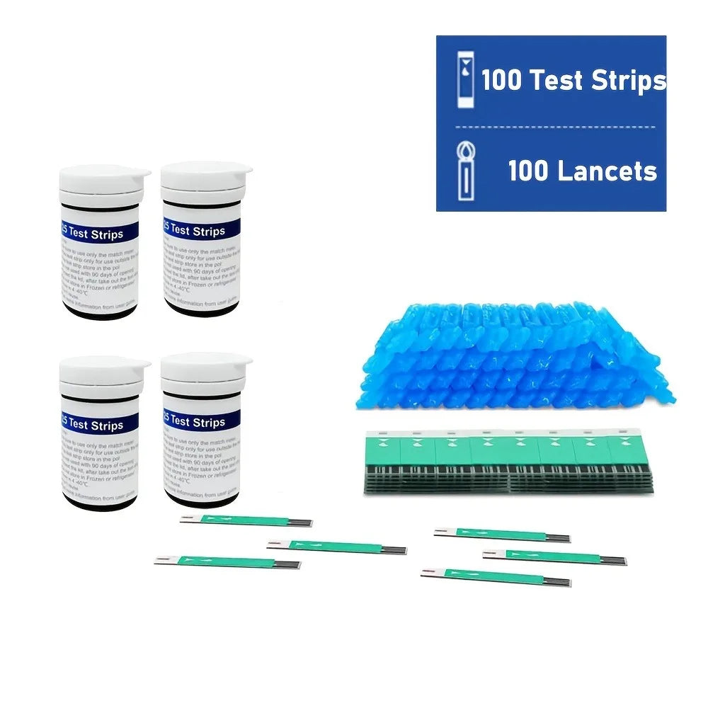 VivaGuard Blood Glucose Monitor Kit With Test Strips And Lancets