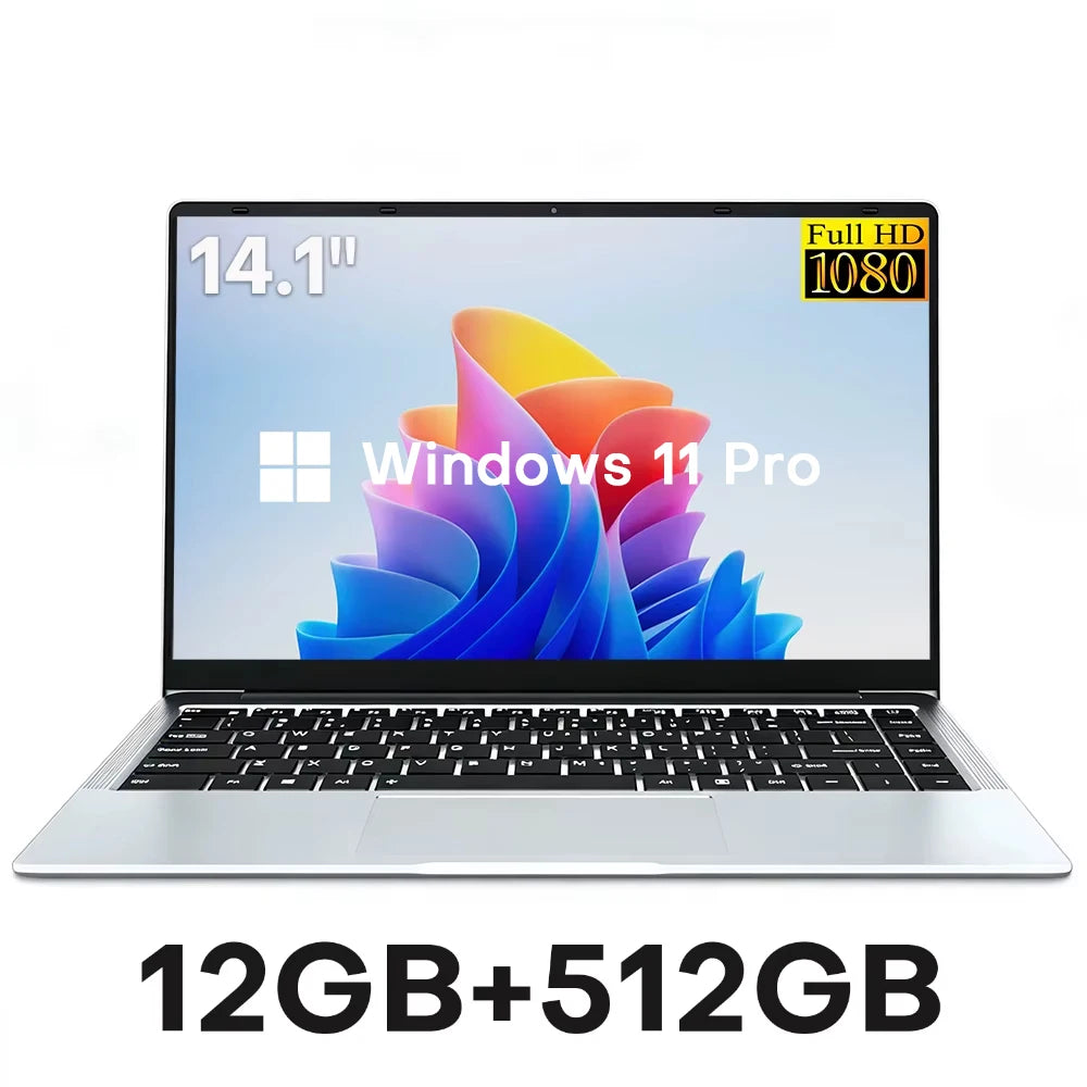 Xia Man Intel Atom E3950 Laptop 512GB SSD Windows 11