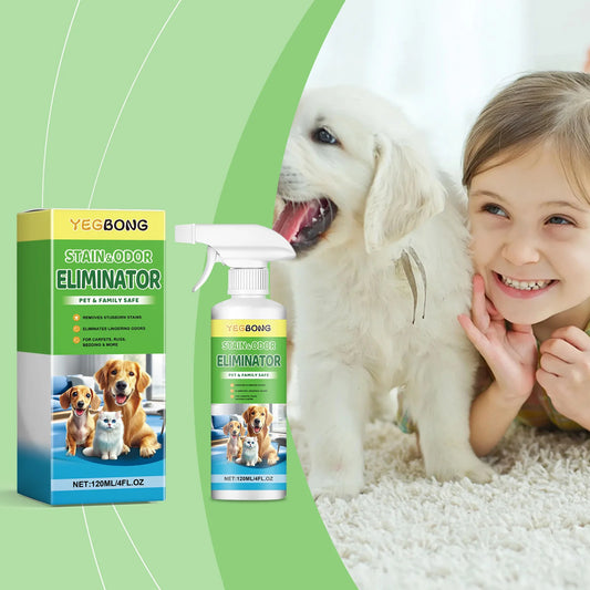 Yegbong Pet Stain Cleaner Spray Degreasing And Odor Eliminator