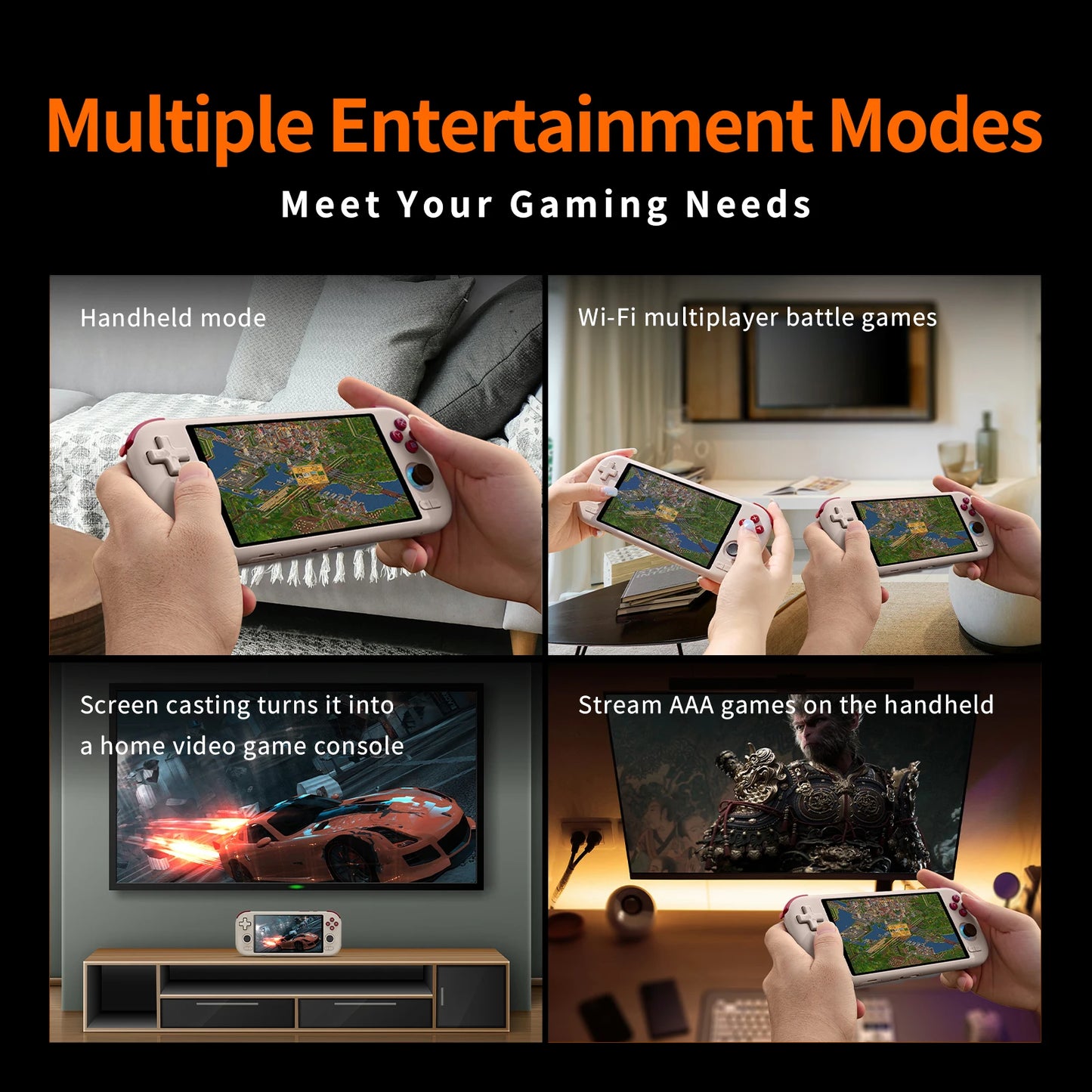 Ampown Mangmi Air X Handheld Game Console With 5000mAh Battery