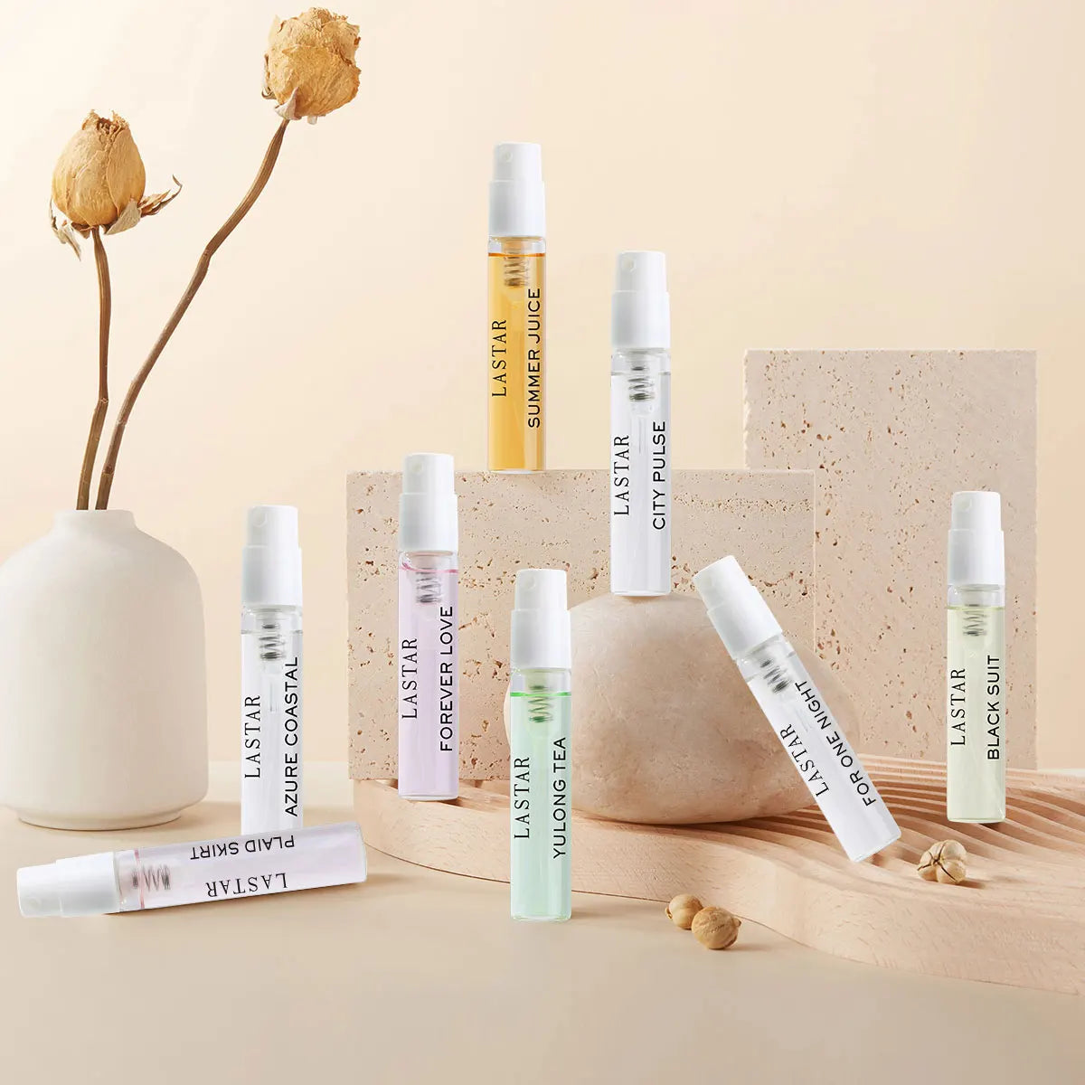 LASTAR Women's Perfume Set With Eight Fragrances Long Lasting