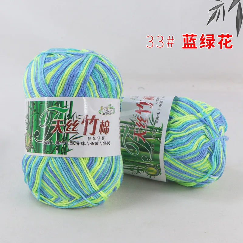 Cotton Bamboo Blend Yarn Hand Knitting Crochet DIY Sweater Dolls