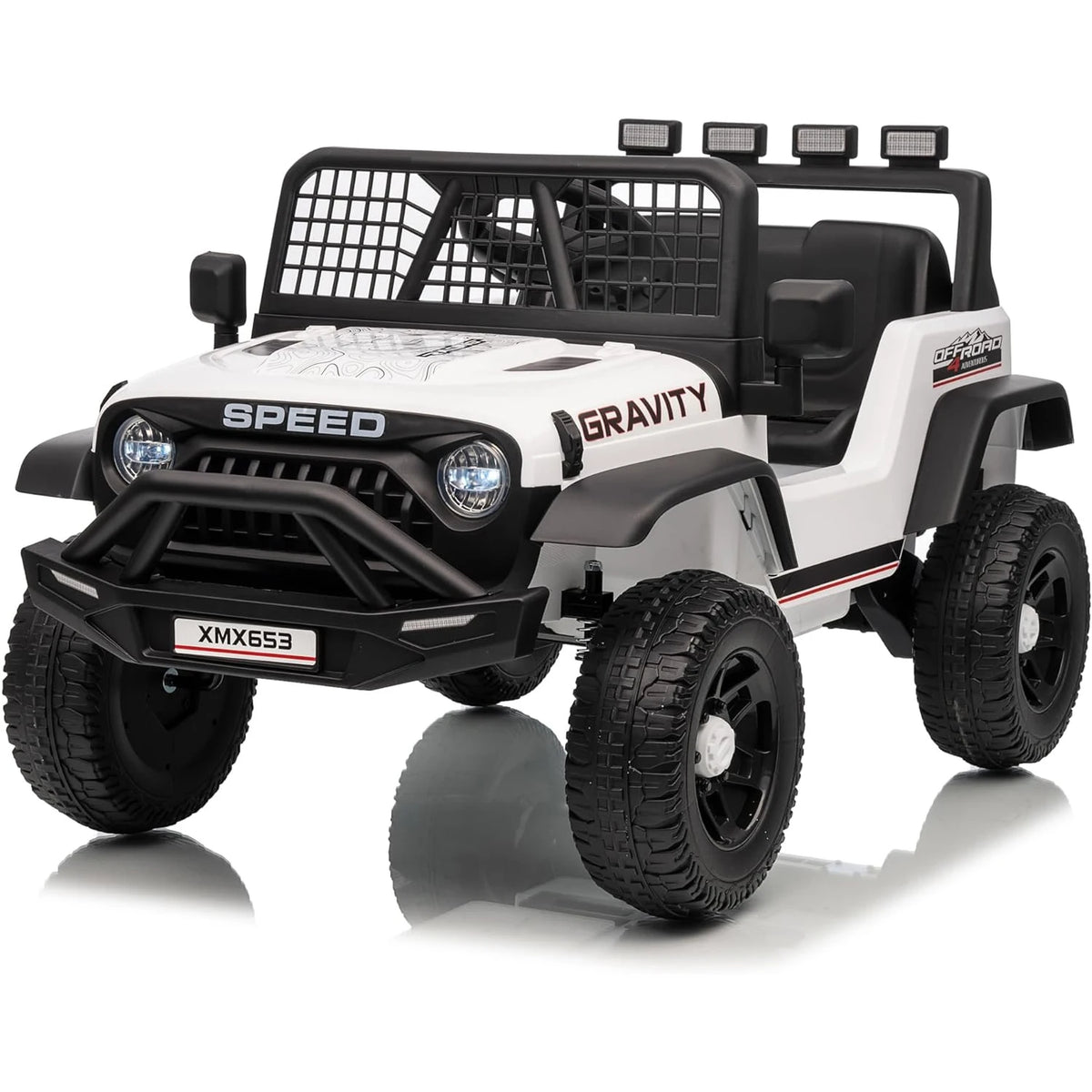 HiMISS 12V Ride On Truck Remote Control Horn LED Music