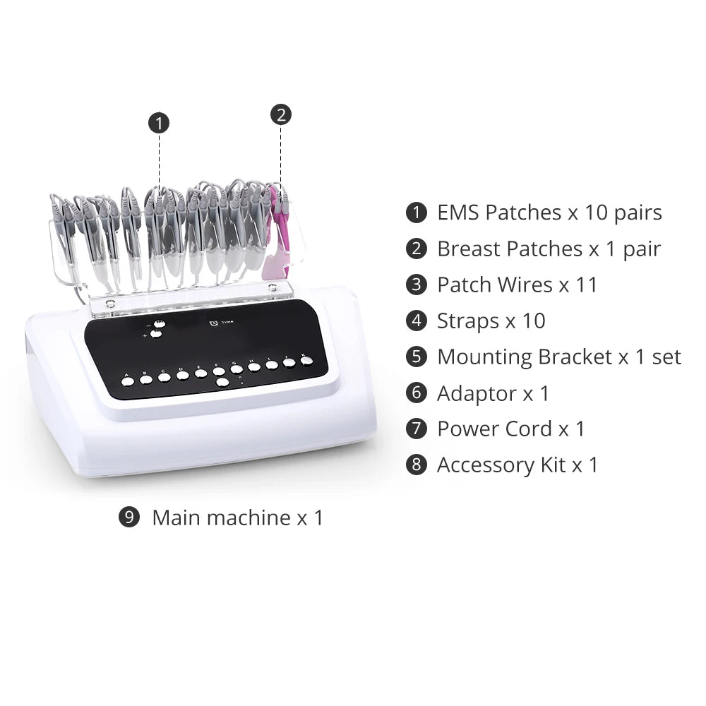 UNOISETION EMS Electromuscular Stimulation Device For Body Contouring And Relaxation