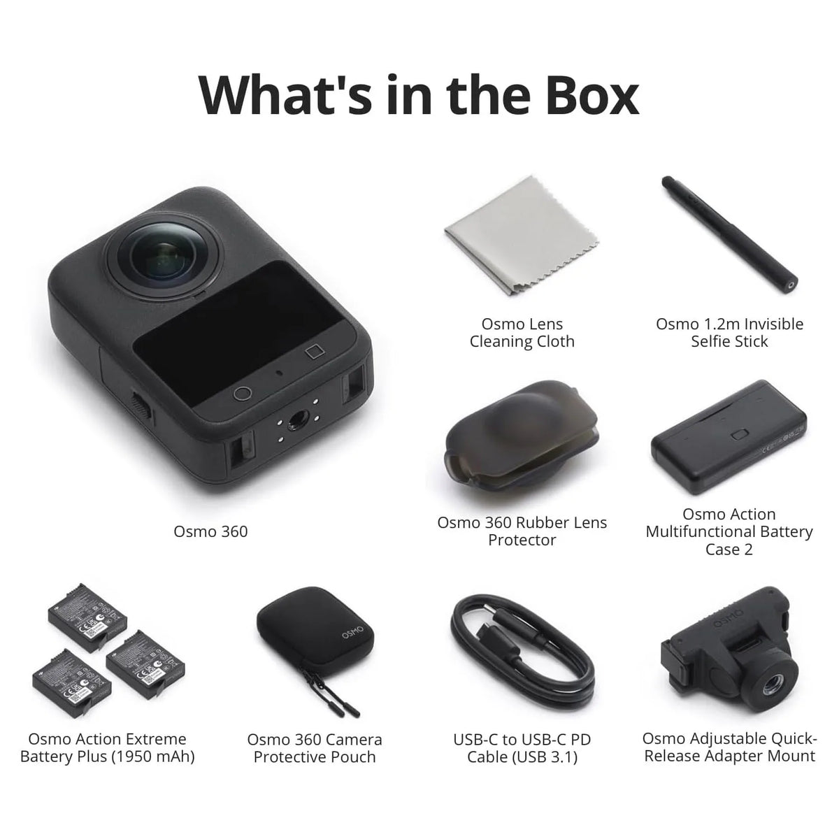 DJI Osmo 360 Camera Standard Combo With Native 8K Video