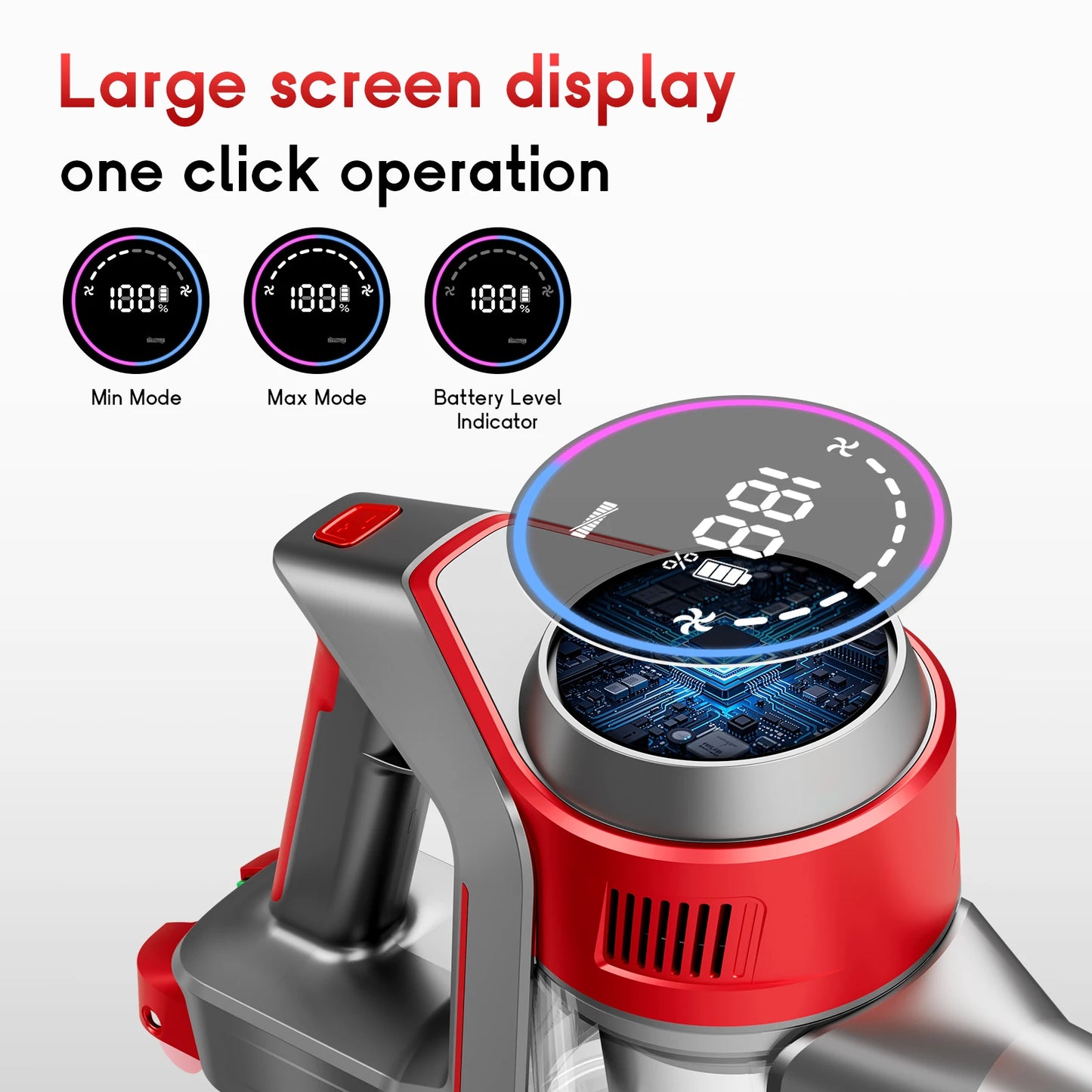 Honki Lightweight Cordless Stick Vacuum Cleaner With HEPA Filter