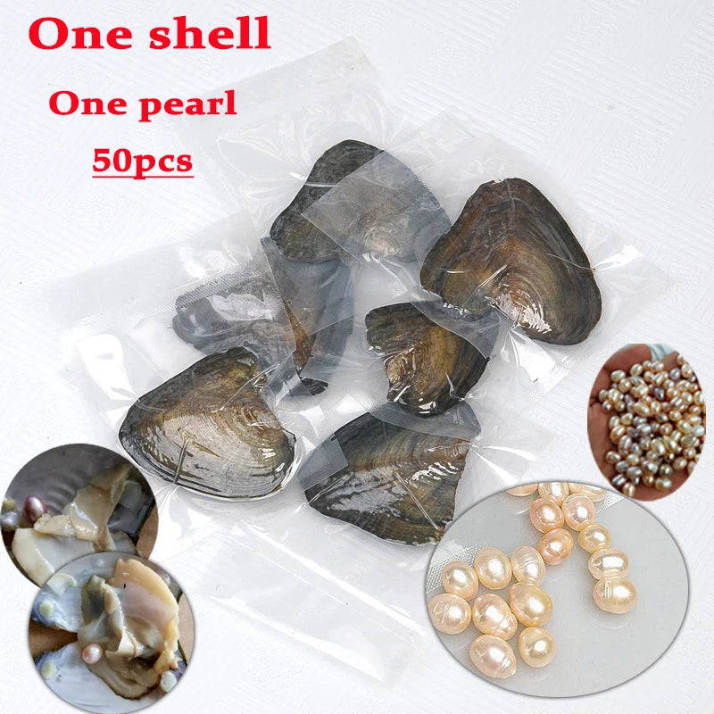 Natural Cultured Oyster Freshwater Pearl Beads Mixed Colors Jewelry Making