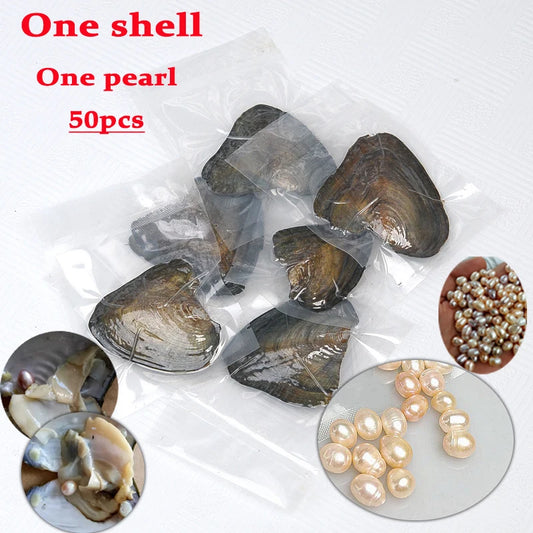 Natural Cultured Oyster Freshwater Pearl Beads Mixed Colors Jewelry Making